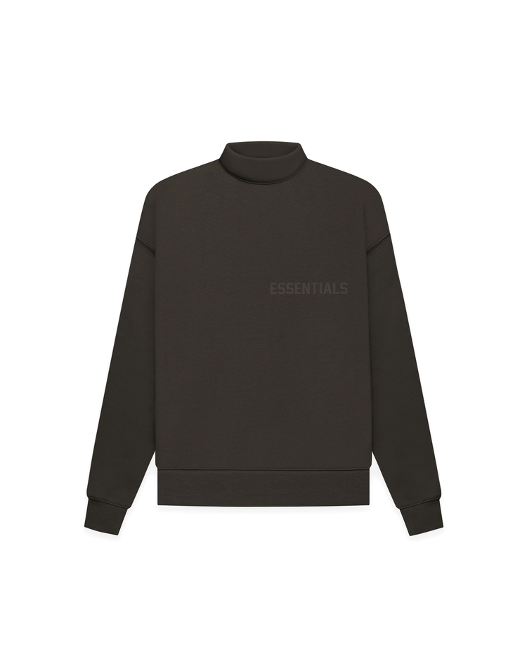 Essentials Mockneck - Off Black