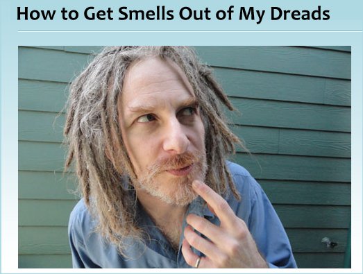 How to Get Smells Out of My Dreadlocks? Deodorise your dreads...