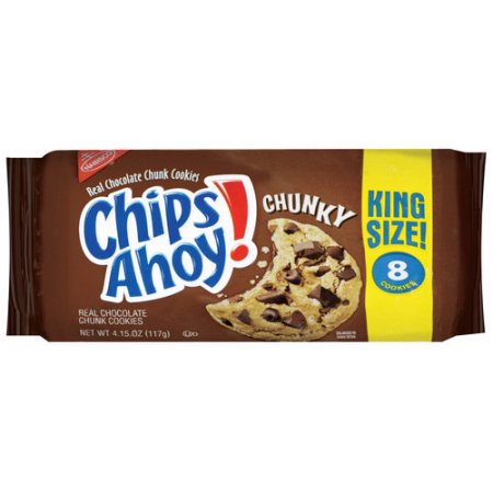 Chips Ahoy! Chunky Choc Chip Cookies King Size (4.15oz) - A Taste of the States