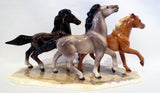 Hagen Renaker Wild Horses on Base