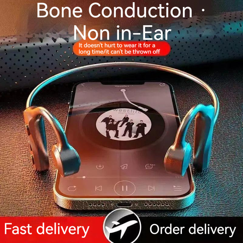 Bone Conduction Headphones Bluetooth Wireless Waterproof, 57% OFF