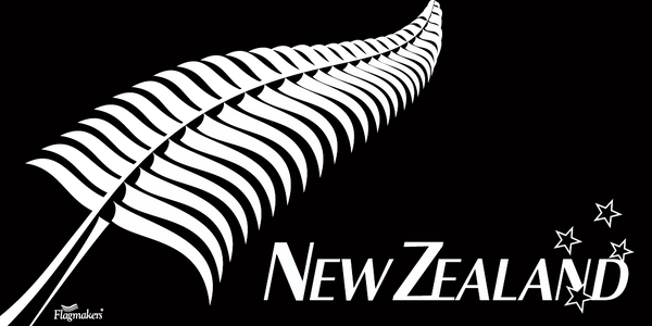 Flagmakers Silver Fern Flag - Premium (with exclusive Swivel clips). F