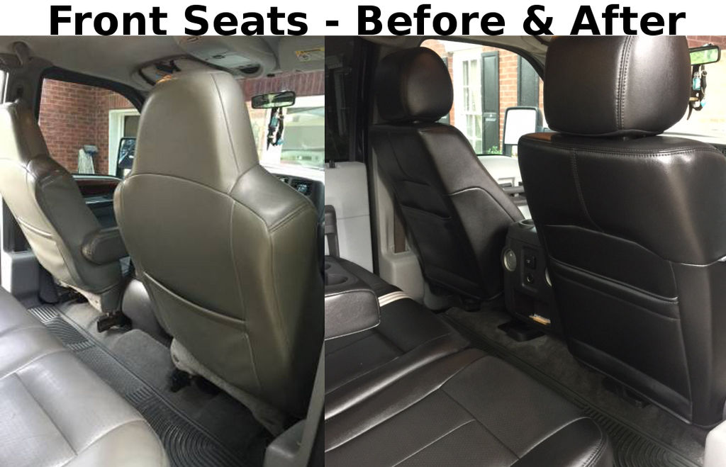 Ford Super Duty Seat Swap -  Before & After 3