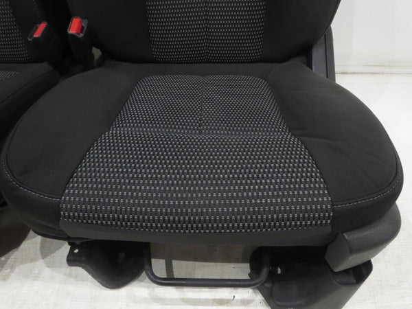 Replacement Ford F150 F-150 Oem Black Cloth Seats 2009 2010 2011 2012