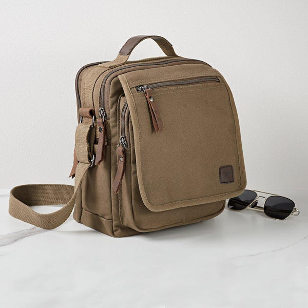 canvas shoulder backpack