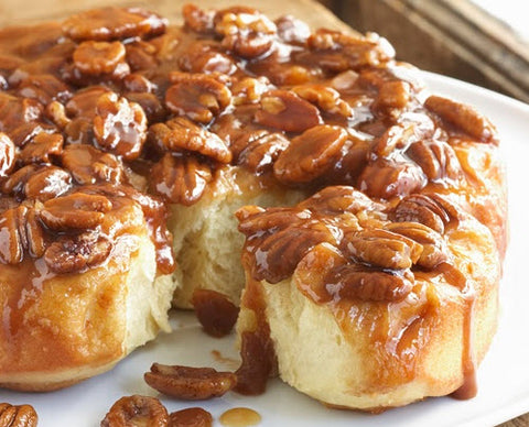 Cinnamon Honey Glazed Sticky Buns