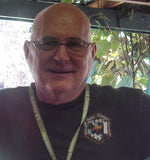 Clyde Steese at the LA County Fair Bee Booth