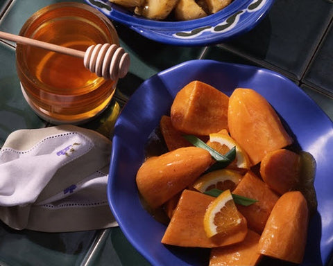 Honey Glazed Sweet Potatoes