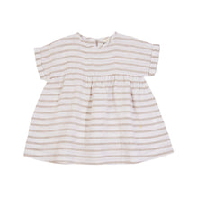  Goldie + Ace Lulu Linen Cotton Dress Beige Stripe