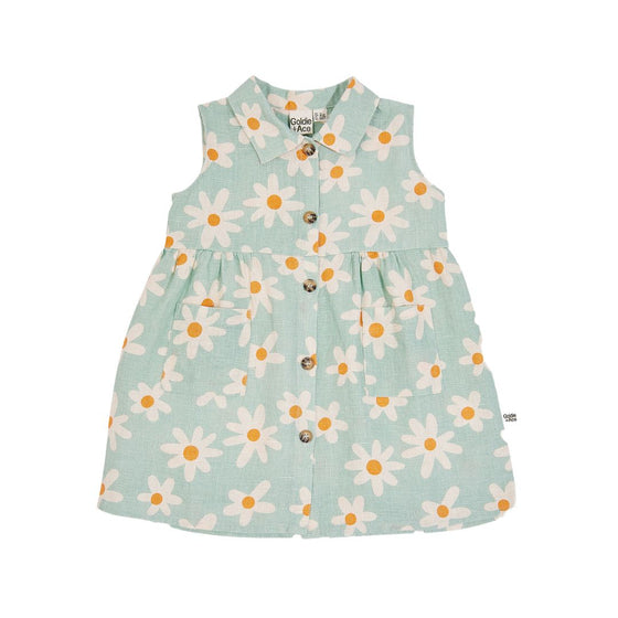 Goldie + Ace Rudy Linen Dress Ditzy Daisy
