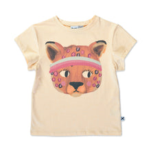  Minti Active Leopard Tee Lemon Marle