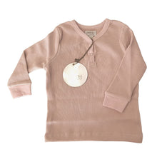  Peggy Halo Henley Tee Dusty Pink