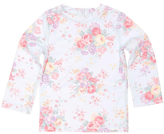 Toshi Swim Rashie Long Sleeve Celeste