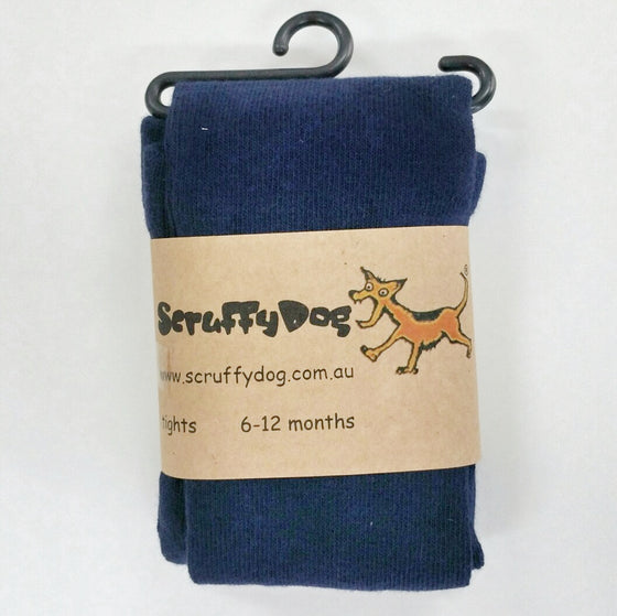 Scruffy Dog Tights - Navy