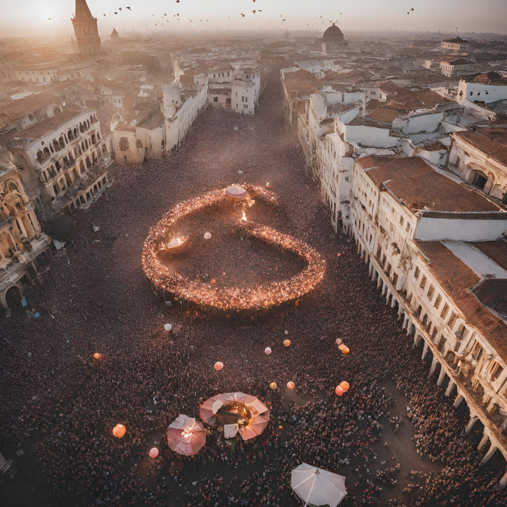 Cultural Festivals from Above- Documenting Global Celebrations with Drone Photography