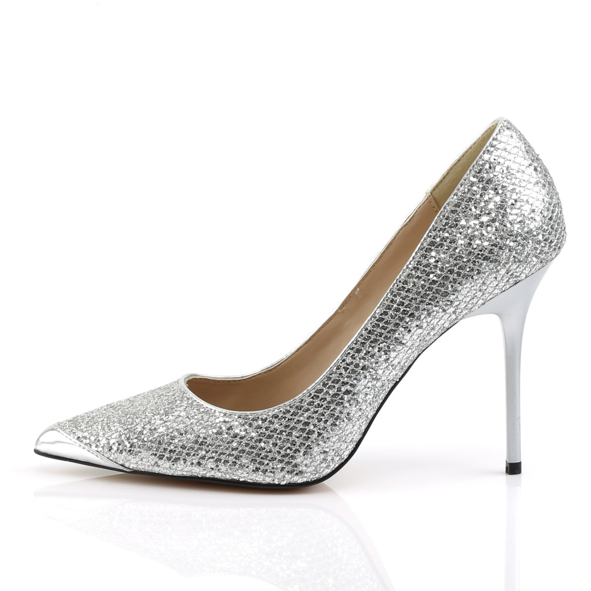 CLASSIQUE-20 Pleaser Glitter Footwear – Miss Hollywood Sexy Shoes