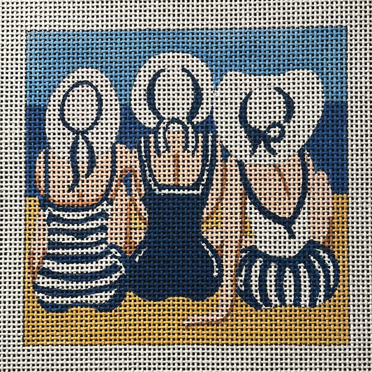 3 beach ladies