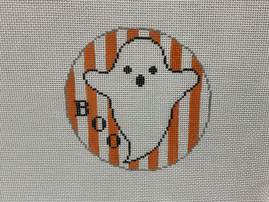 Boo Ghost on Stripes