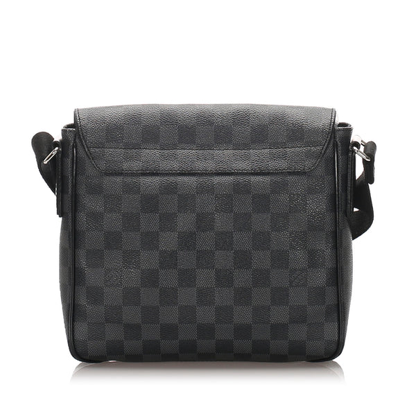 Black Louis Vuitton Damier Graphite District PM Bag – Designer Revival