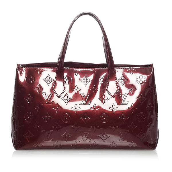 Louis Vuitton - Wilshire MM Vernis Leather Amarante