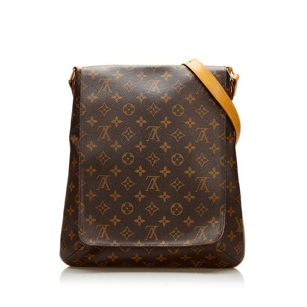 Louis Vuitton Beverly PM in Brown Coated Canvas