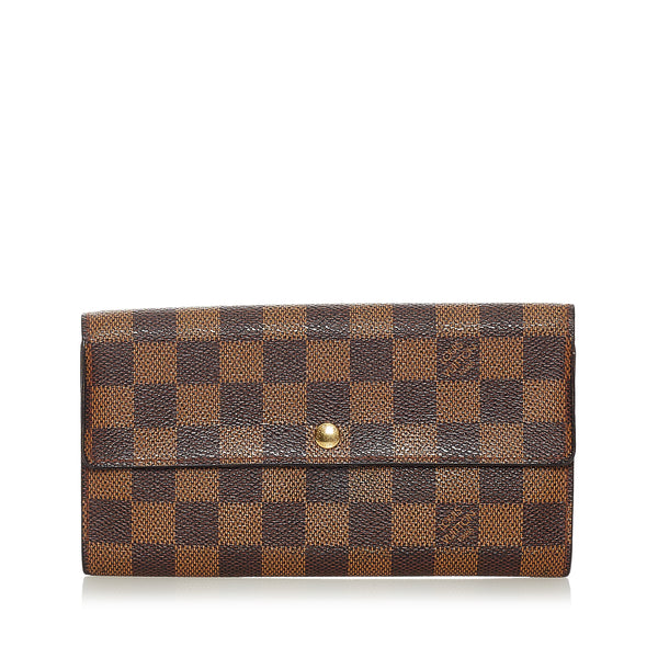 Louis Vuitton Sarah wallet in red monogram leather, RvceShops Revival