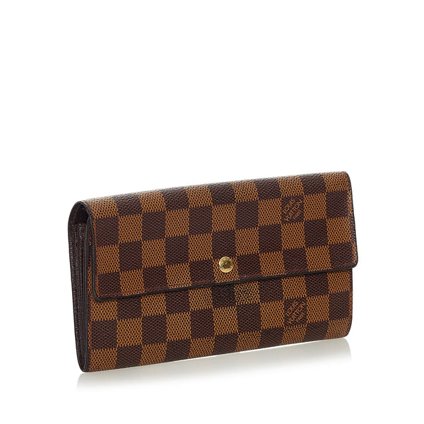 vuitton sarah wallet damier