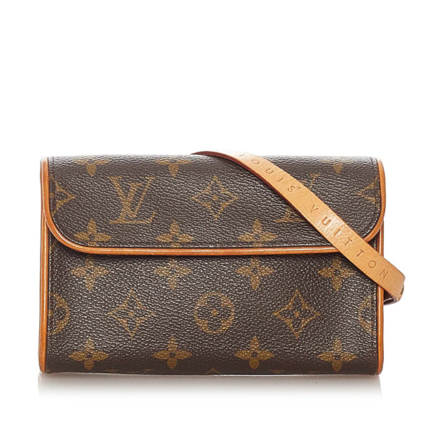 Brown Louis Vuitton Monogram Pochette Florentine Belt Bag