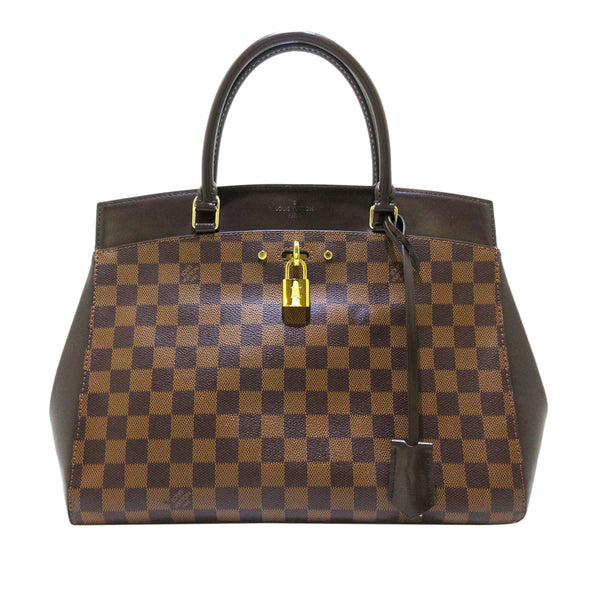 Brown Louis Vuitton Damier Ebene Rivoli MM Satchel, RvceShops Revival