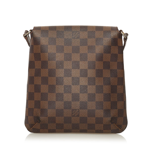 Louis Vuitton 2004 pre-owned Damier Ebene Musette Salsa Long Crossbody Bag  - Farfetch