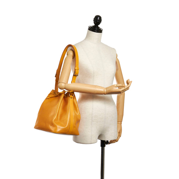 Louis Vuitton Petit Noe Bucket Bag w Cross-body Strap