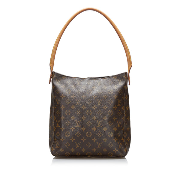 Louis Vuitton Vintage - Monogram Fold Tote PM Bag - Brown Red