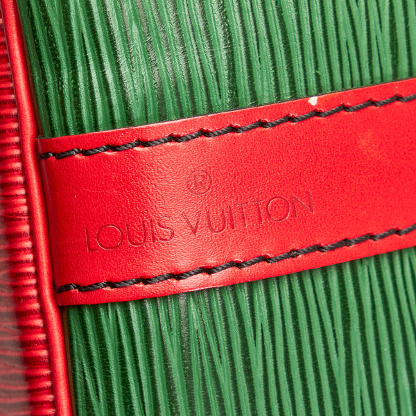 RvceShops Revival, Red Louis Vuitton Epi Petit Bicolor Noe Bag