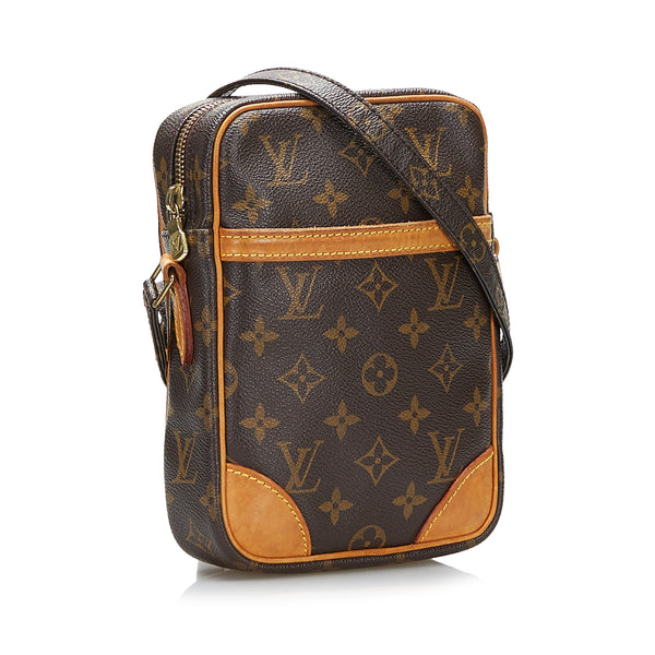 Brown Louis Vuitton Monogram Danube Crossbody Bag