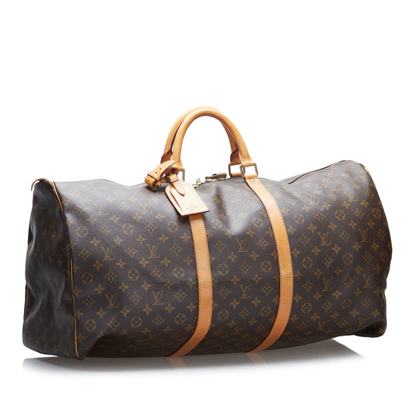 RvceShops Revival  Louis Vuitton Keepall Bandouliere 50 Navy Blue