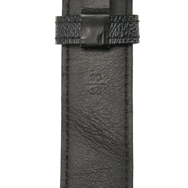 Louis Vuitton Gray Damier Graphite Force Belt Grey Cloth ref