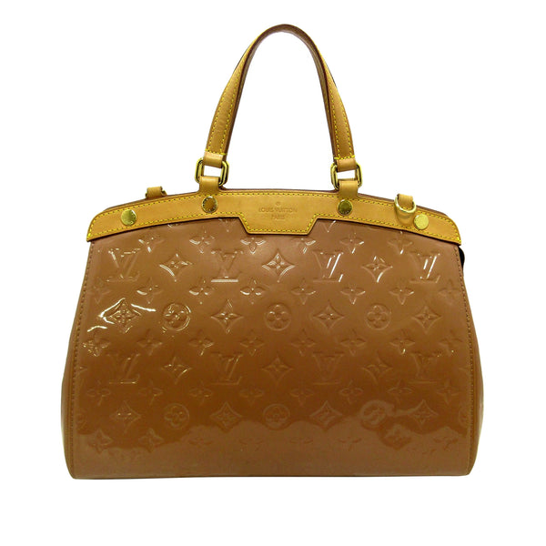 Louis Vuitton Brea MM Yellow Vernis Leather Shoulder Bag (Authentic  Pre-Owned)