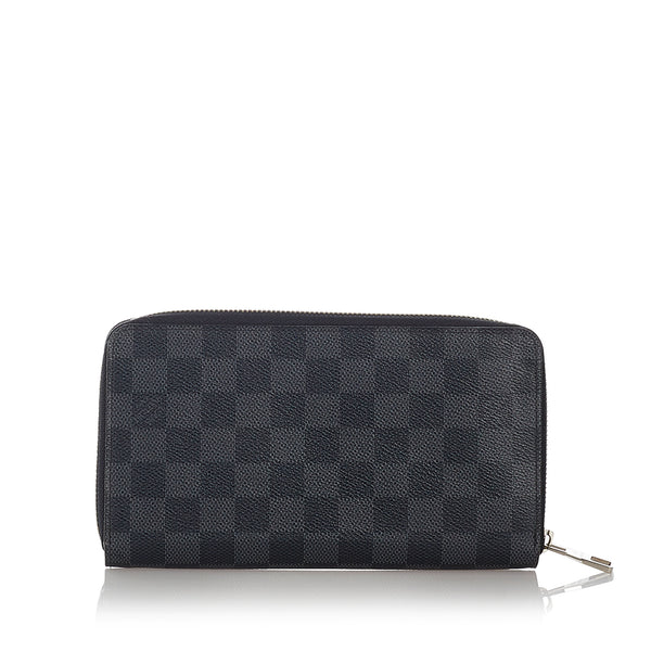 Louis Vuitton Zippy Xl Black Canvas Wallet (Pre-Owned)