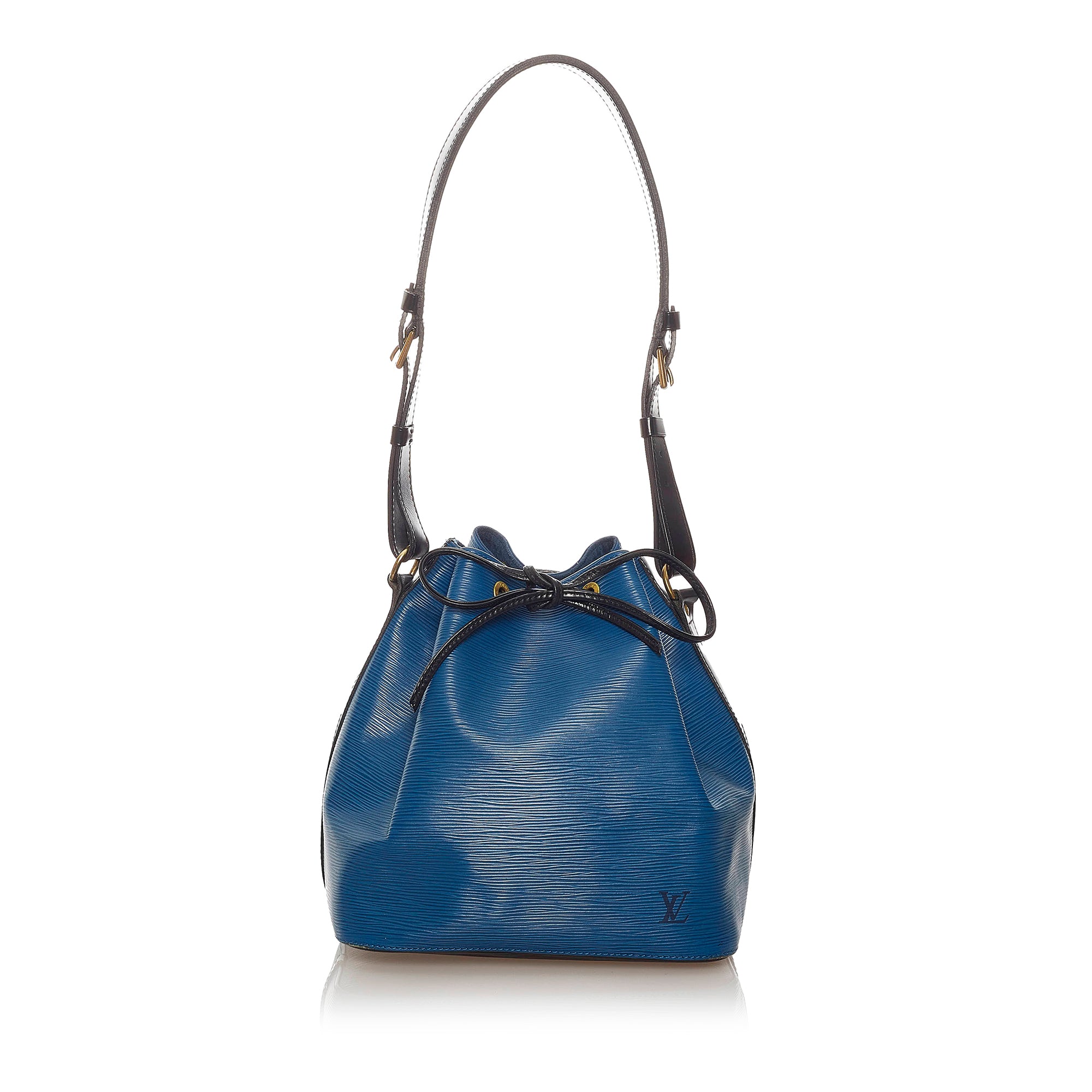 Louis Vuitton Epi Blue Noe Shoulder Bag Bucket Bag Women’s