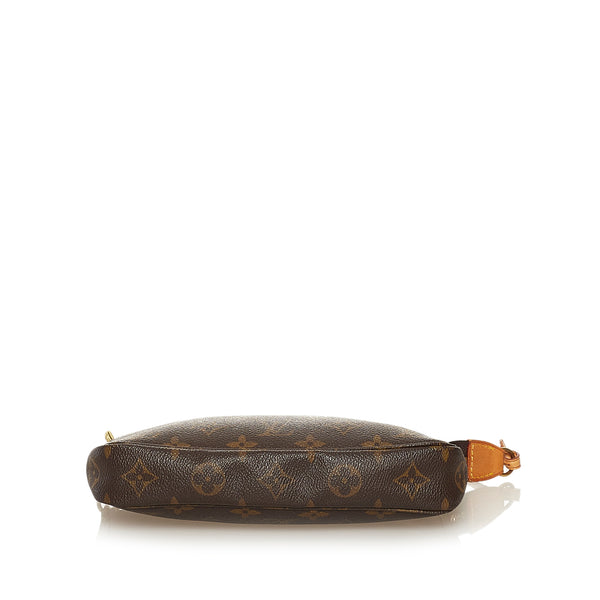 Louis Vuitton Chain Pallas Clutch Black Brown Monogram Canvas Shoulder -  MyDesignerly