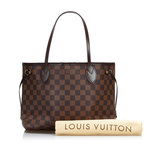 White Louis Vuitton Damier world Delightful PM Shoulder Bag, RvceShops  Revival