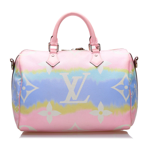 Louis Vuitton Summer 2020 ESCALE collections Speedy 30 Pastel PINK unboxing  #louisvuittonescale 