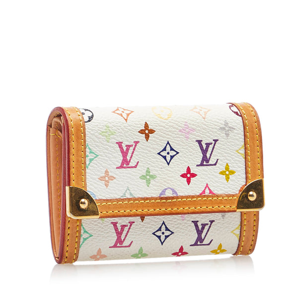 Louis Vuitton, Bags, Louis Vuitton Monogram Multicolor Portemonnaie Plat  Coin Purse Wallet