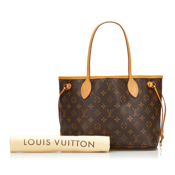 Louis Vuitton Damier Azur Canvas Neverfull PM Pochette Zippered