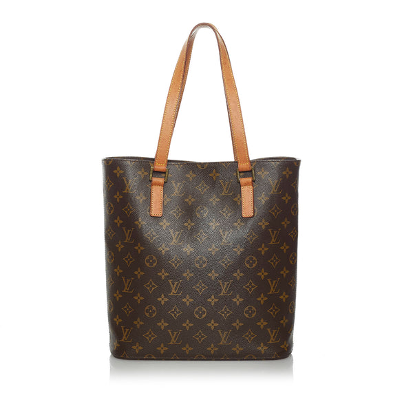 Pre-owned Louis Vuitton Monogram Macassar Weekend Tote Gm In Brown