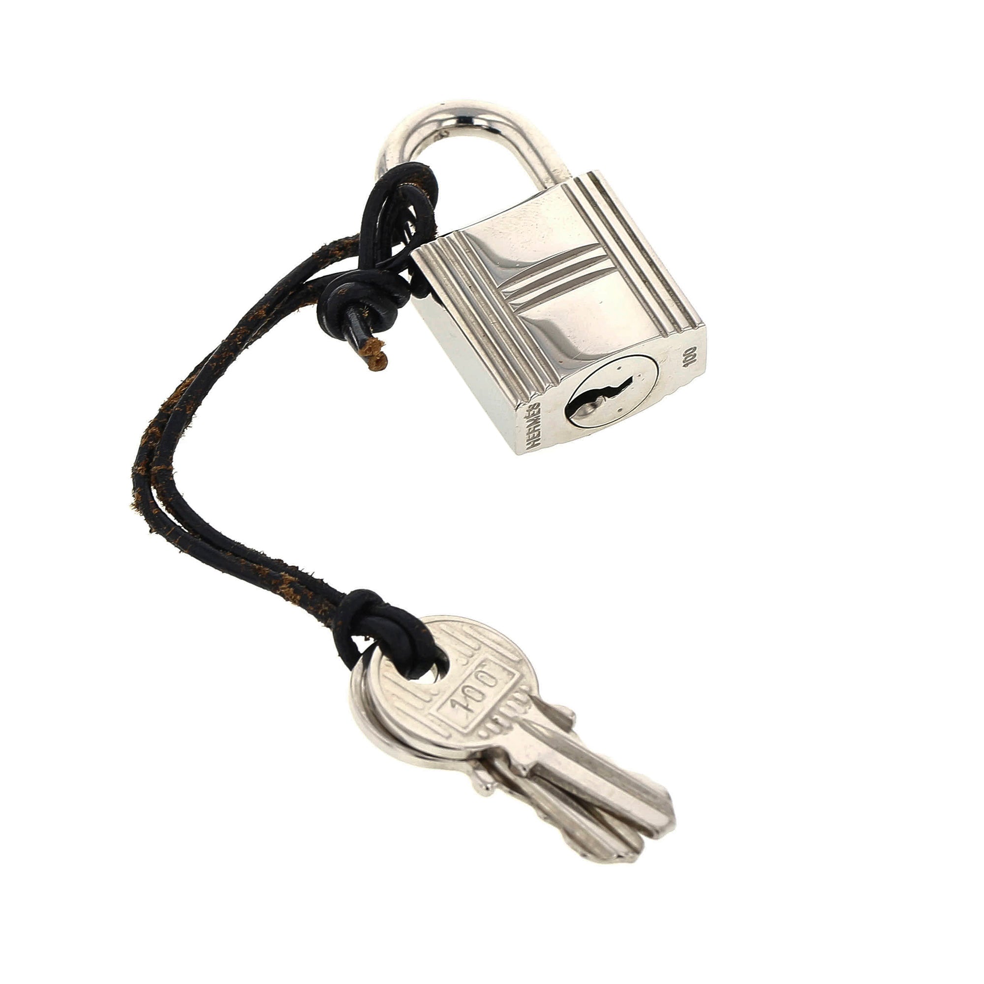 authentic hermes lock and key