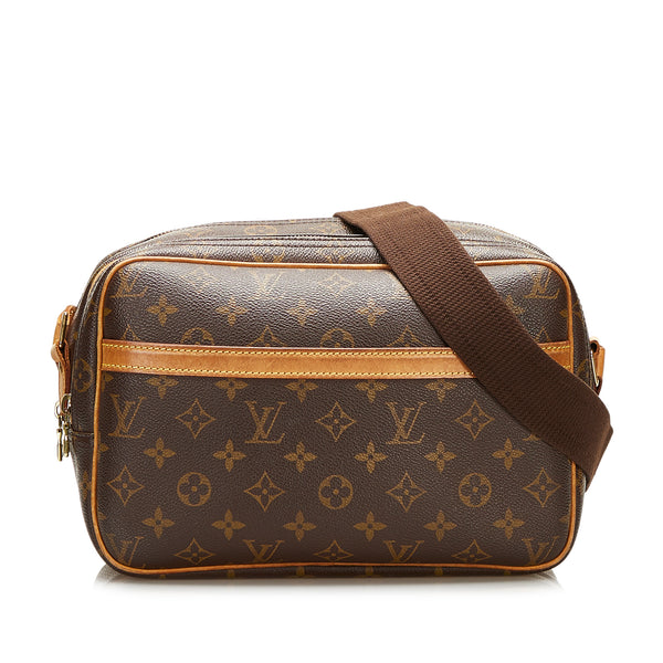 Brown Louis Vuitton Damier Ebene Brooklyn Flat Pochette Crossbody Bag