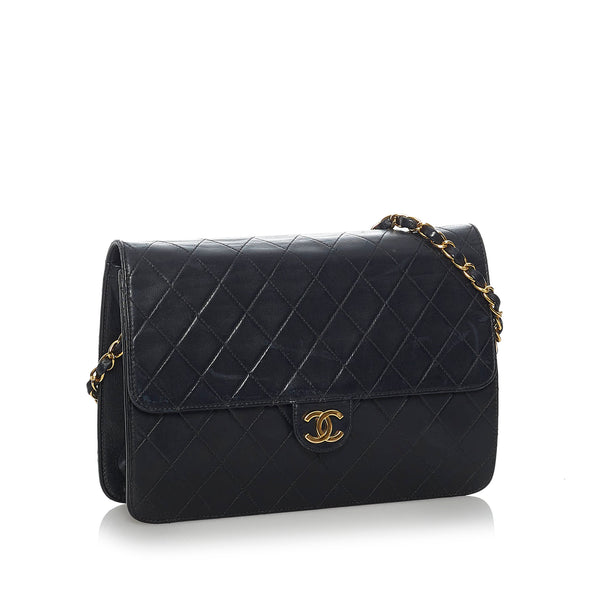 Chanel Pre-owned 1980s CC Diamond-Quilted Shoulder Bag
