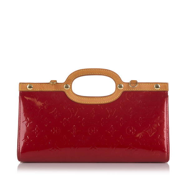 Louis Vuitton Red Monogram Vernis Roxbury Drive Leather Patent