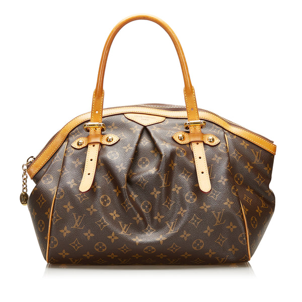 Louis Vuitton Brown, Pattern Print 2008 Monogram Tivoli GM